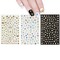 Wrapables 3 Sheets Colorful Winter Snowflakes Nail Art Snowflake Nail Stickers
